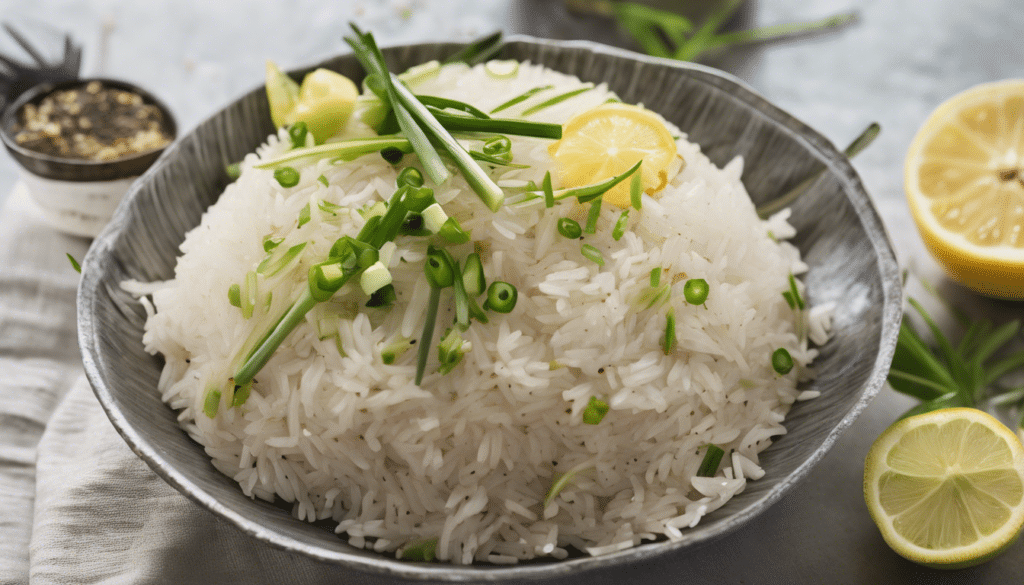 Lemongrass Infused Rice