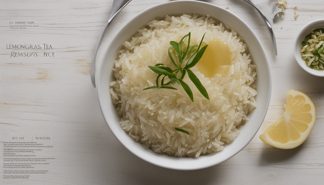 Lemongrass Tea-Infused Rice