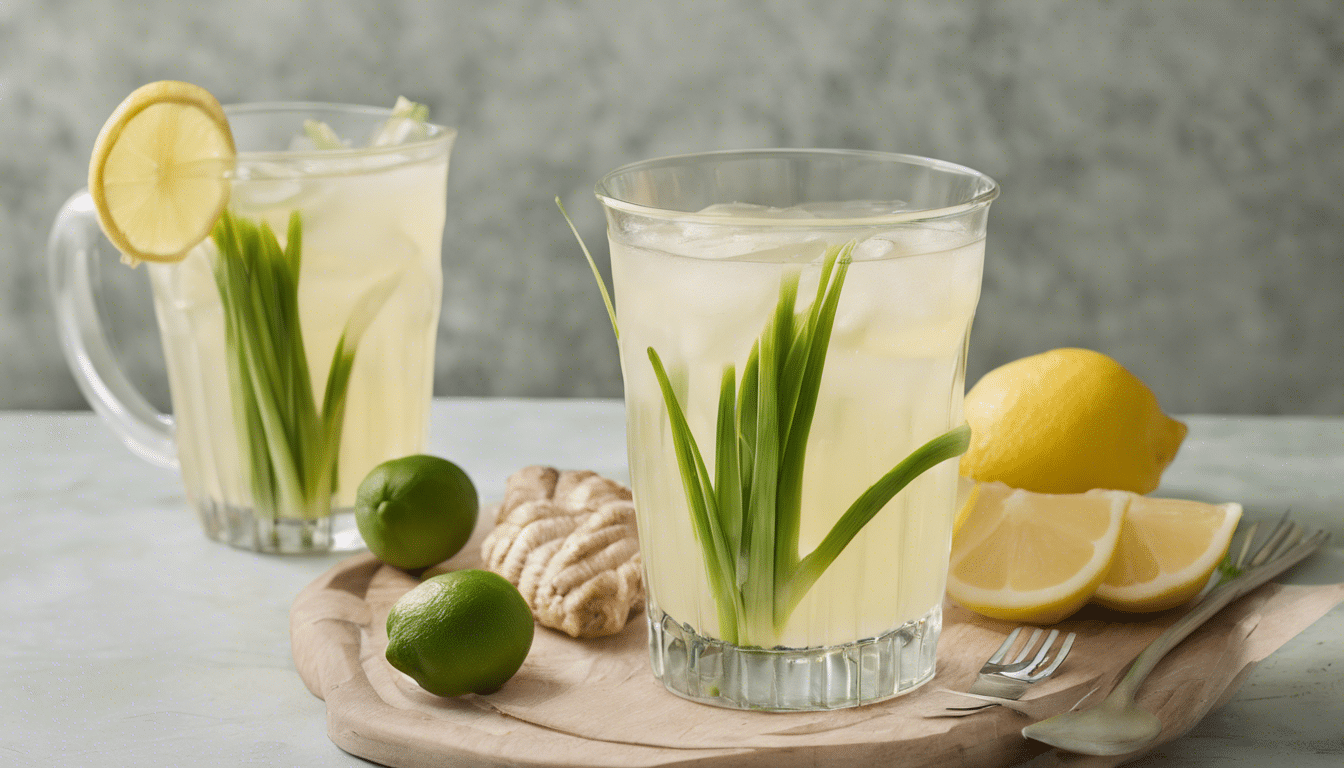 Lemongrass and Ginger Lemonade