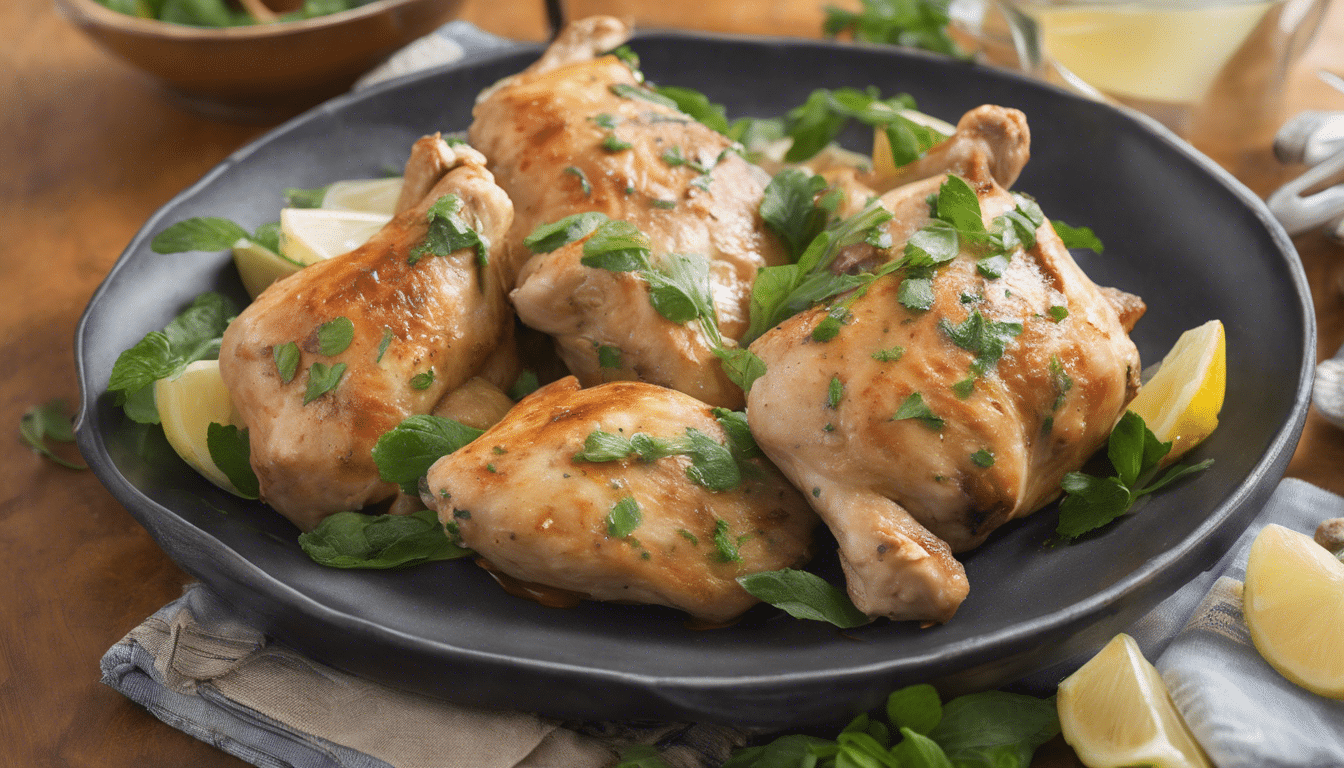 Lemony Spearmint Chicken