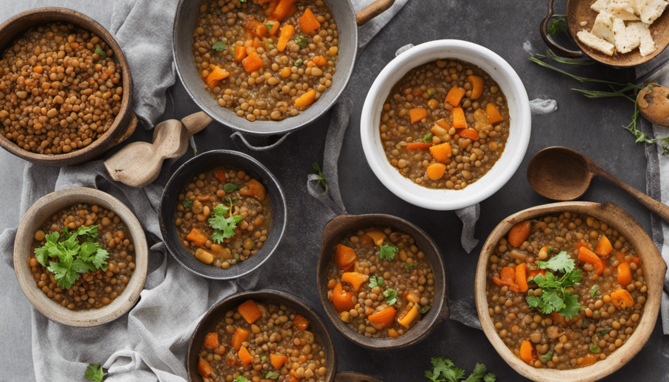 Delicious Lentil and Vegetable Stew