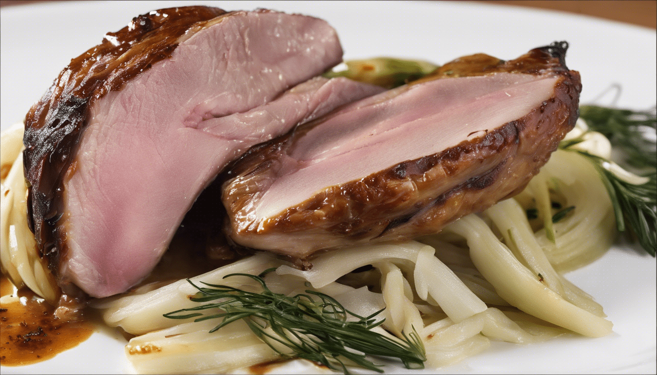 Licorice and Fennel Roasted Duck