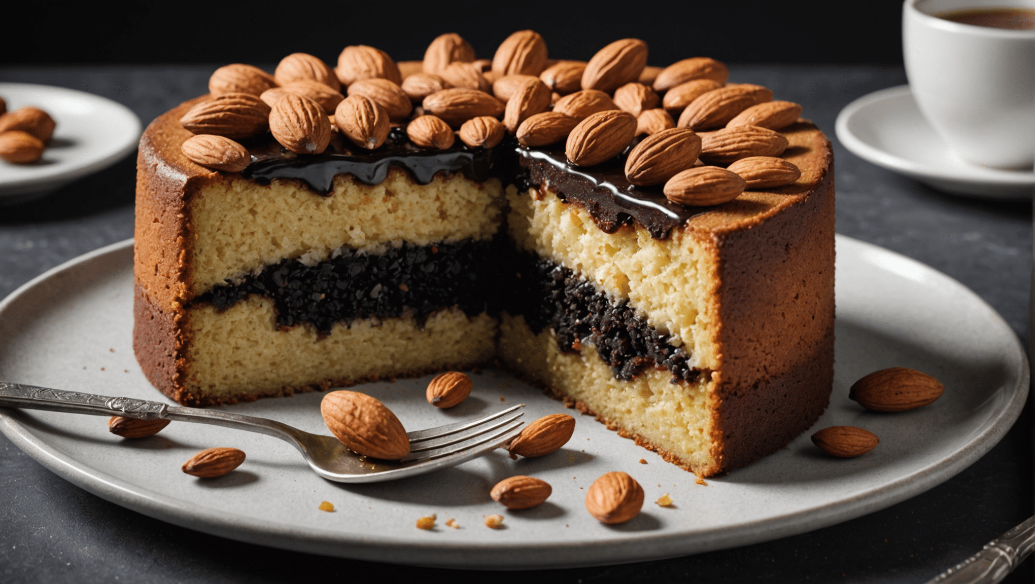 Licorice-spiced Almond Cake