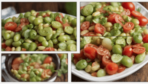 Lima Bean and Tomato Salad