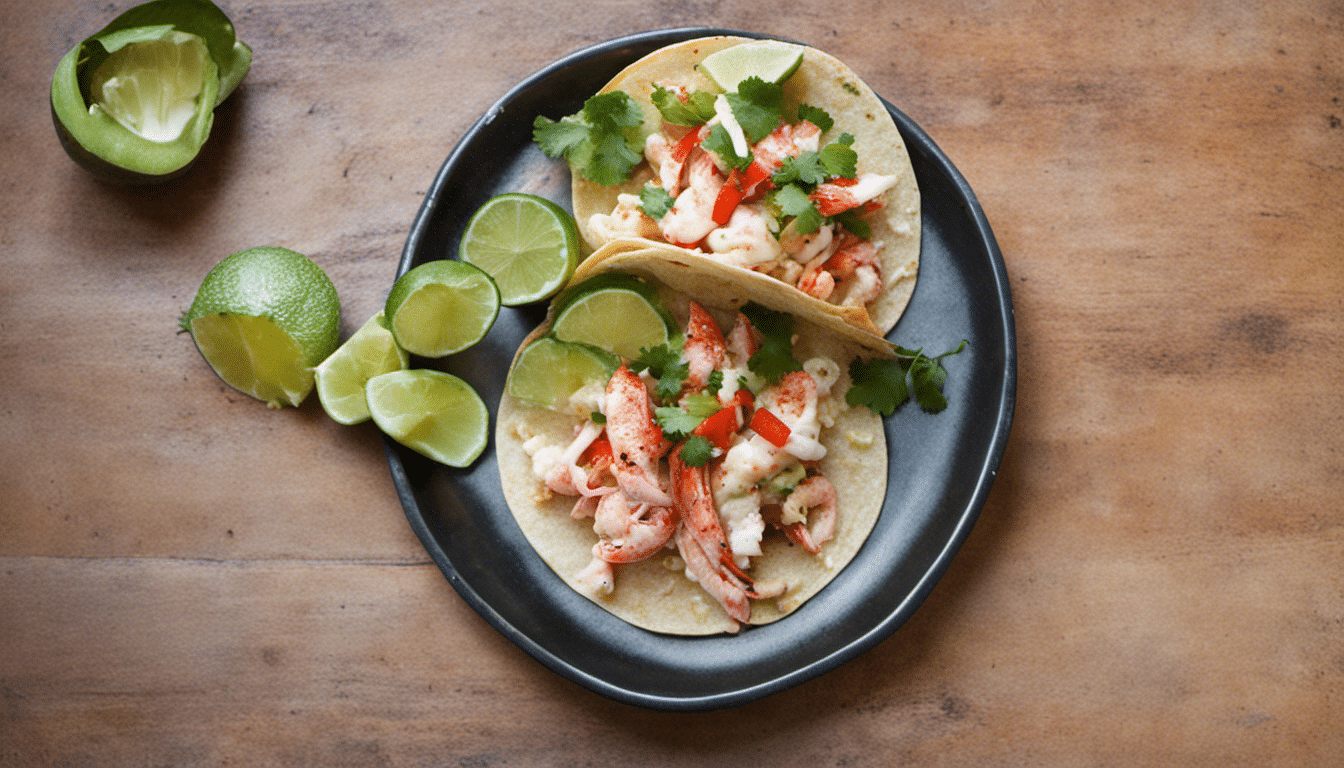 Image of Lobster Tacos with Spicy Lime Slaw