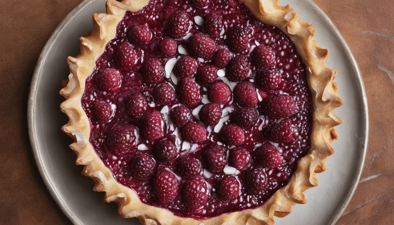 Loganberry and Almond Tart