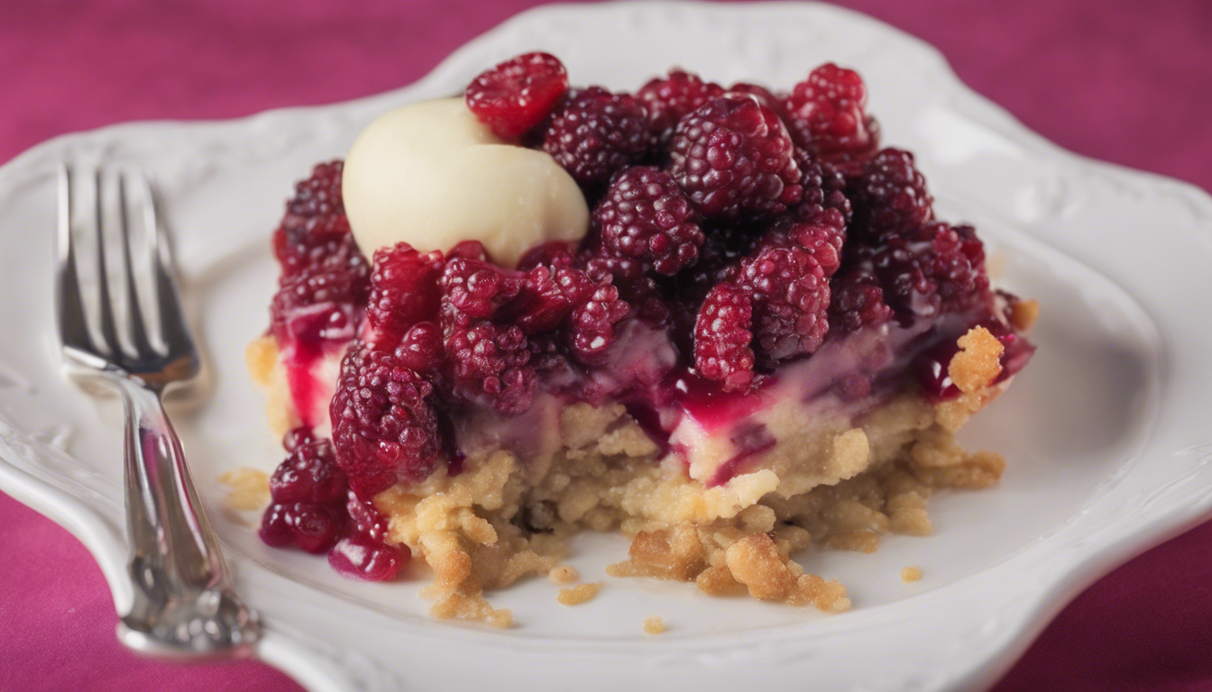 Loganberry and Apple Crumble