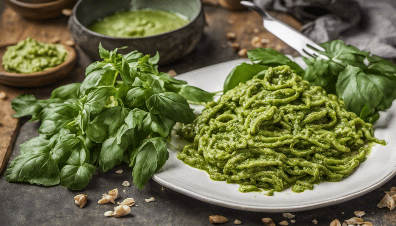 Lovage Leaves Pesto