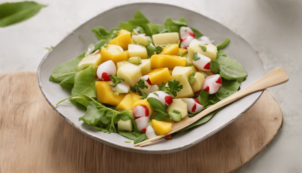 Lychee and Mango Salad
