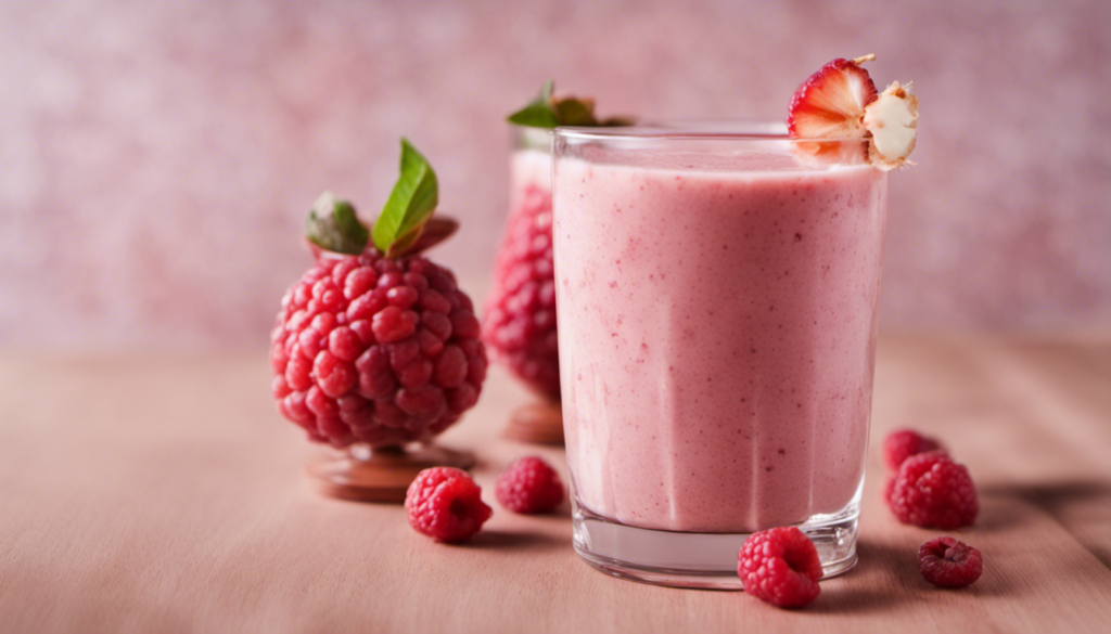 Lychee and Raspberry Smoothie