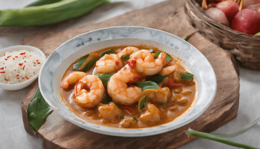 Lychee and Shrimp Curry