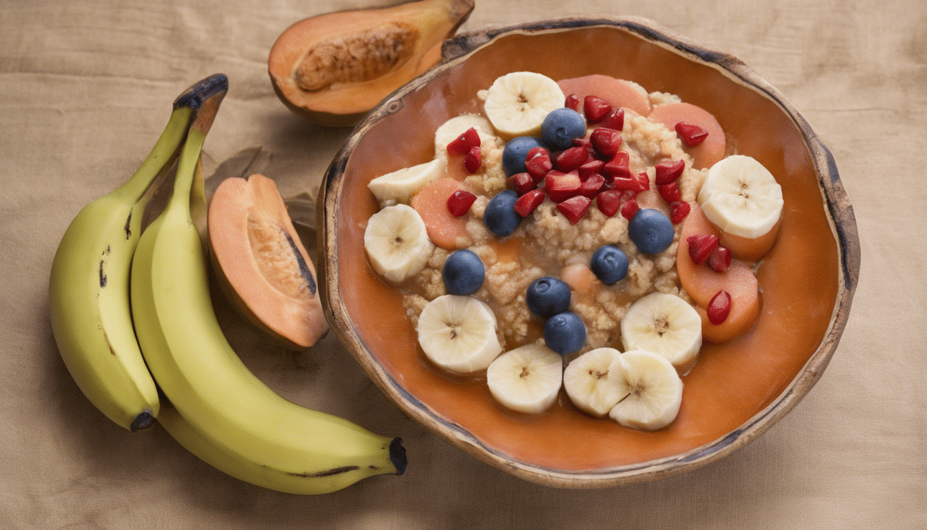 Mamey Sapote and Banana Breakfast Bowl