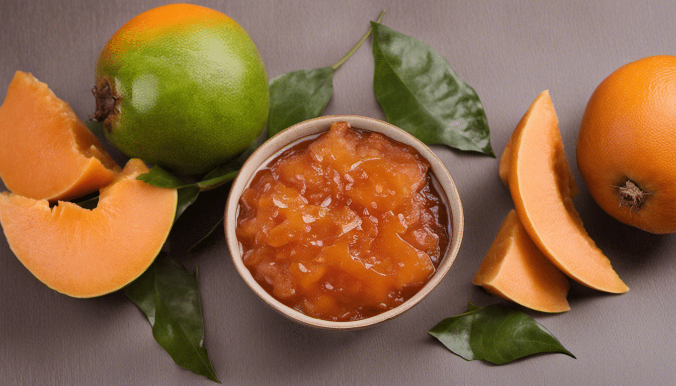 Mamey Sapote and Orange Marmalade