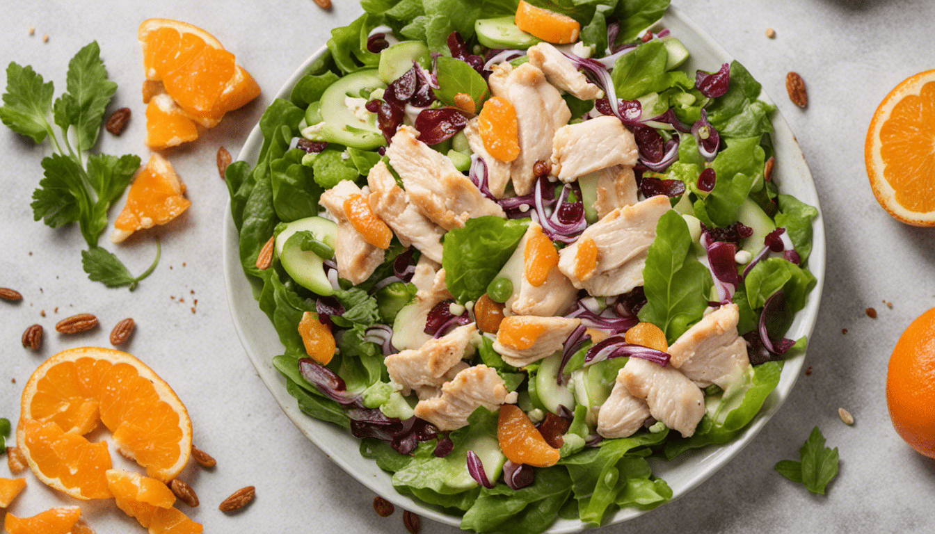 Mandarine Chicken Salad.