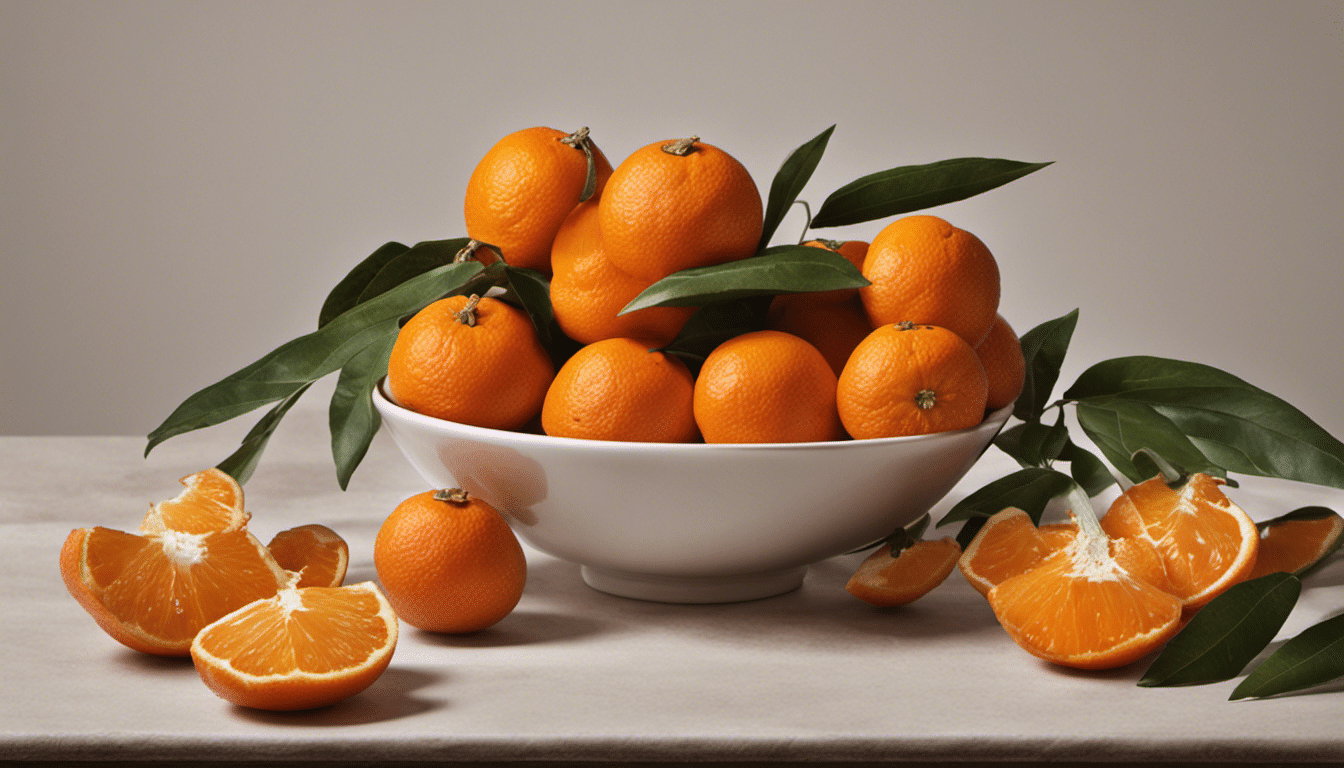 Fresh mandarines