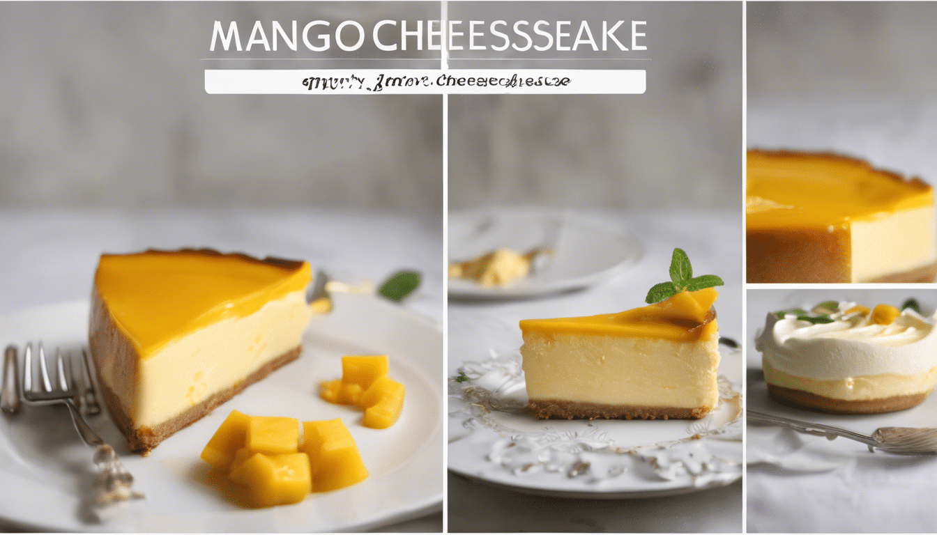Delicious Mango Cheesecake