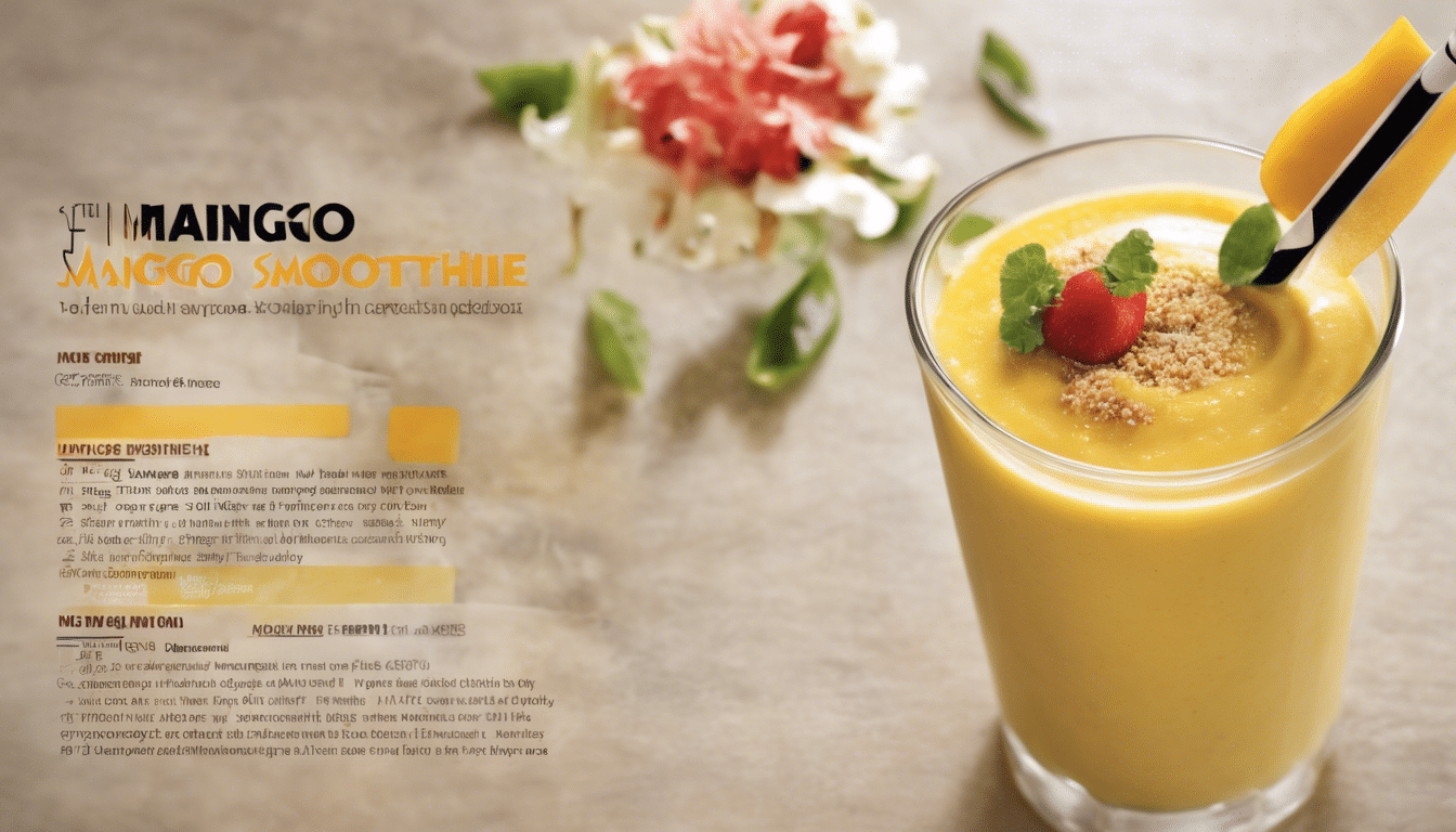 Delicious Mango Smoothie