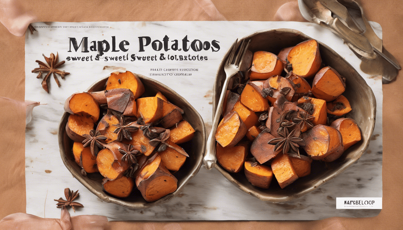 Maple and Clove Roasted Sweet Potatoes