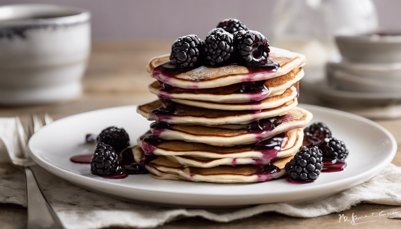 Delicious Marionberry Pancakes
