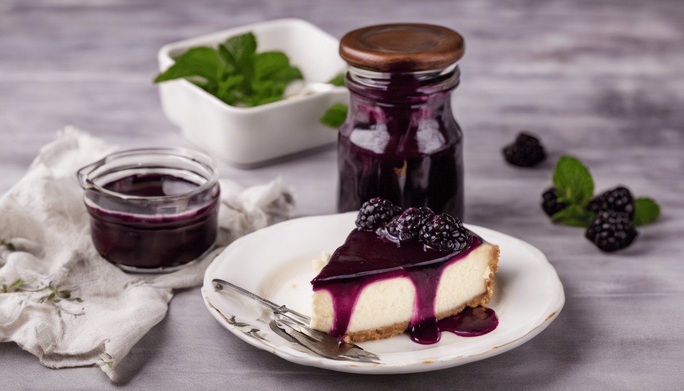 Marionberry Sauce for Cheesecake
