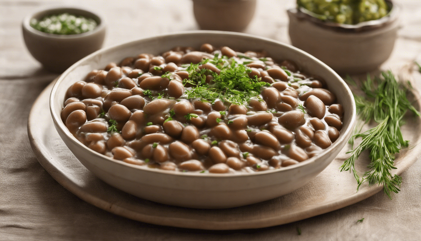 Mashed Dolichos Beans with Butter and Herbs