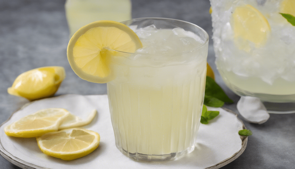 Mastic Scented Lemonade