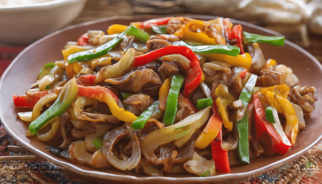 Mayan Sweet Onion and Pepper Stir Fry