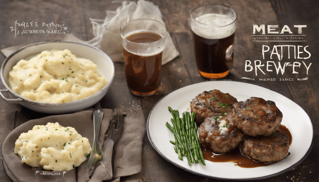 Meat Patties with Mashed Potatoes and Brewery Sauce