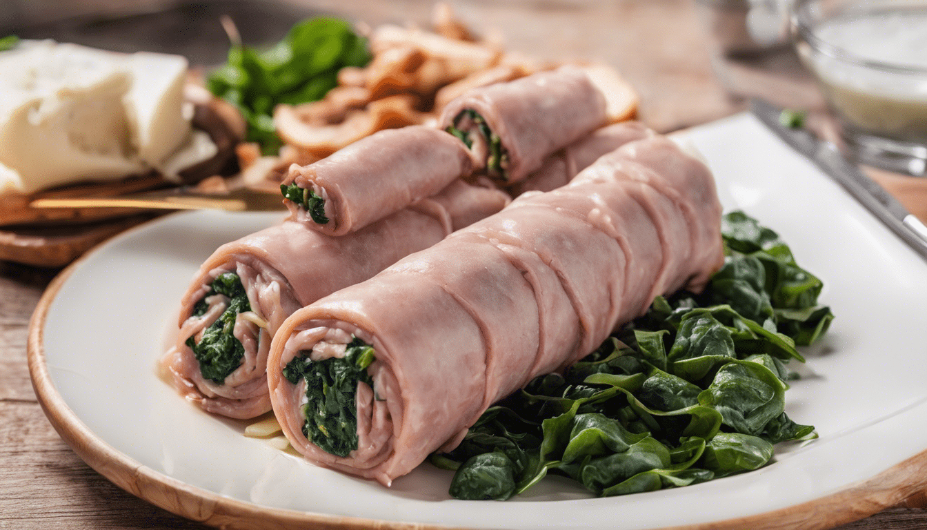 Meat Roll with Spinach