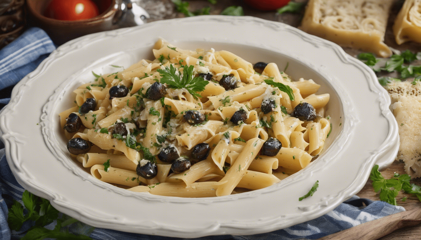 Mediterranean Pasta with Stone Parsley