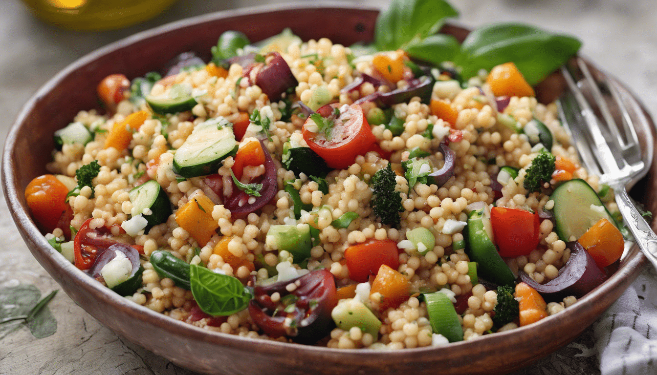 Mediterranean Vegetable and Couscous Salad