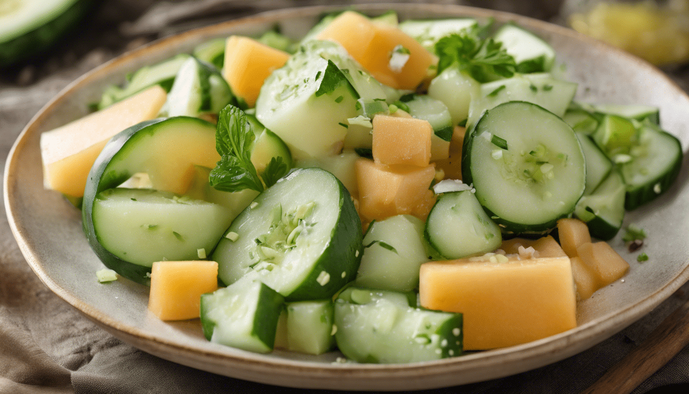 Melon and Cucumber Salad