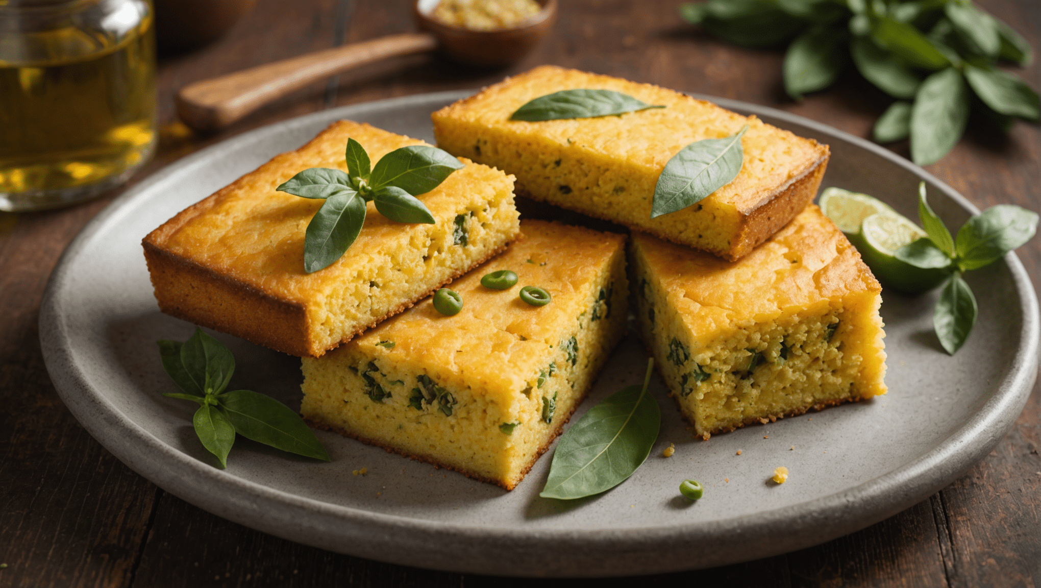 Mexican Bay Leaf infused Cornbread