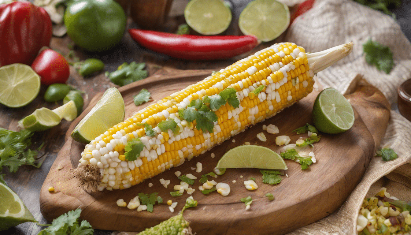 Mexican Corn with Pipicha