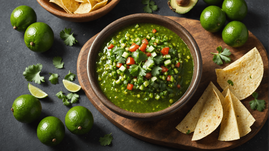 Mexican Green Salsa with Culantro