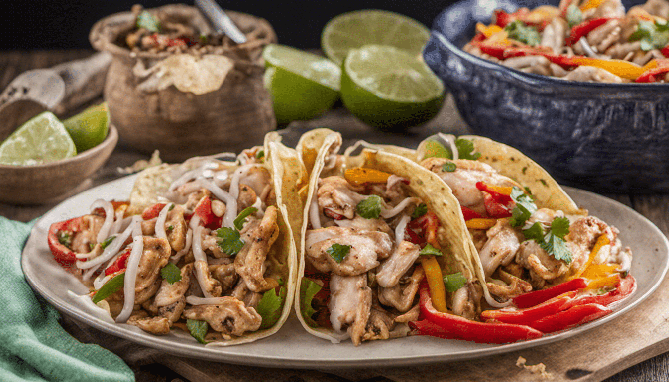 Mexican Oregano Chicken Fajitas