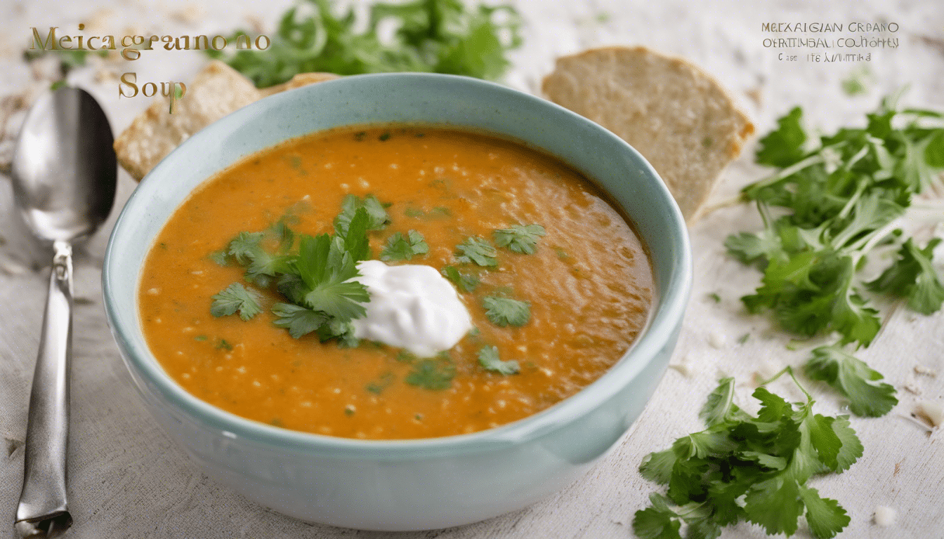 Mexican Oregano Cilantro Soup