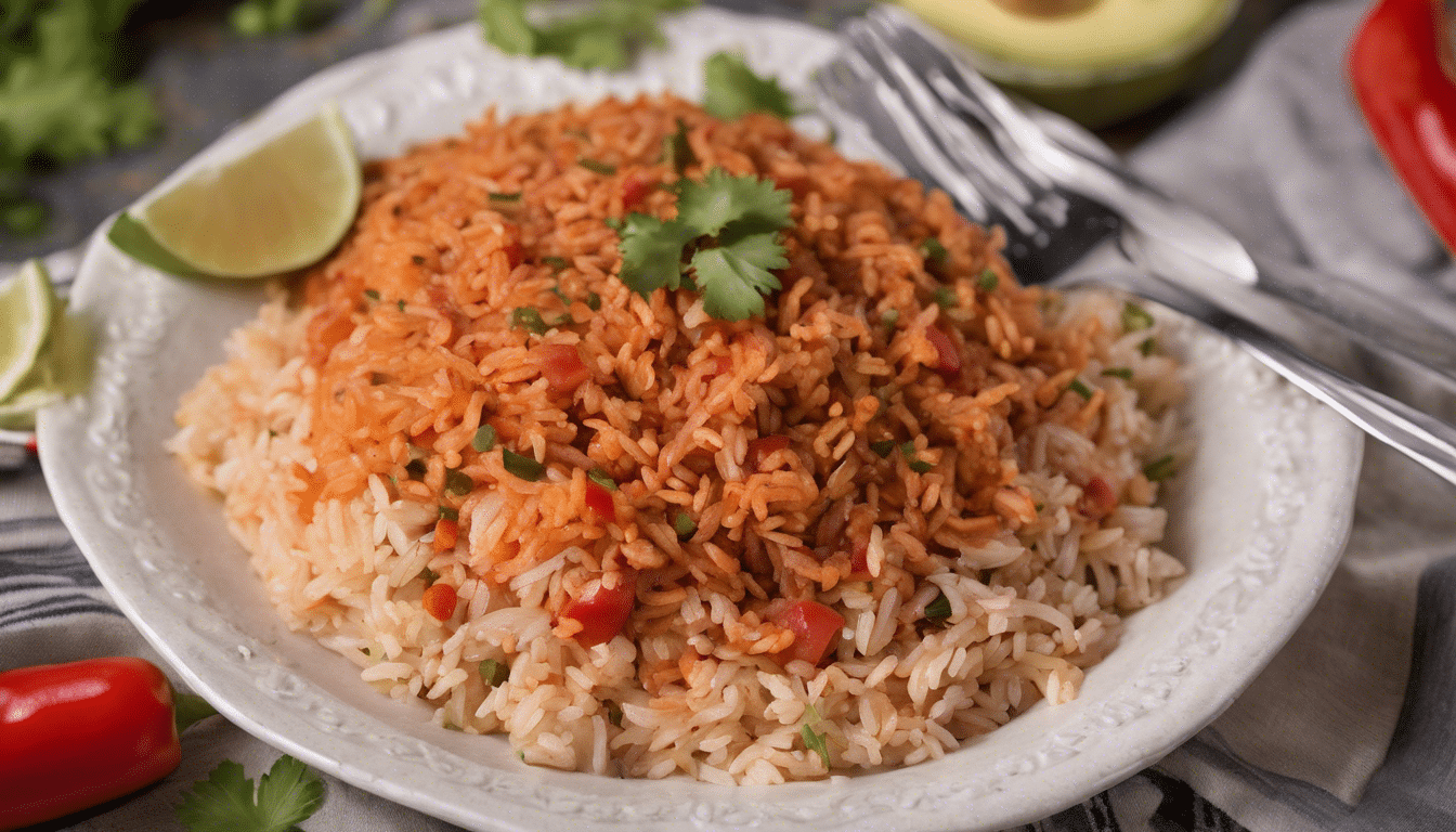 Mexican Rice with New Mexico Chile