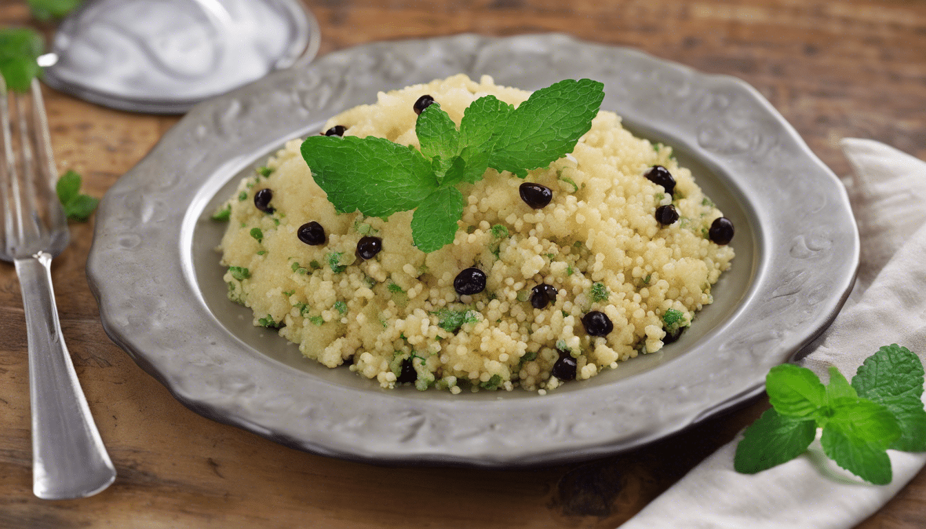 Mint and Currant Couscous