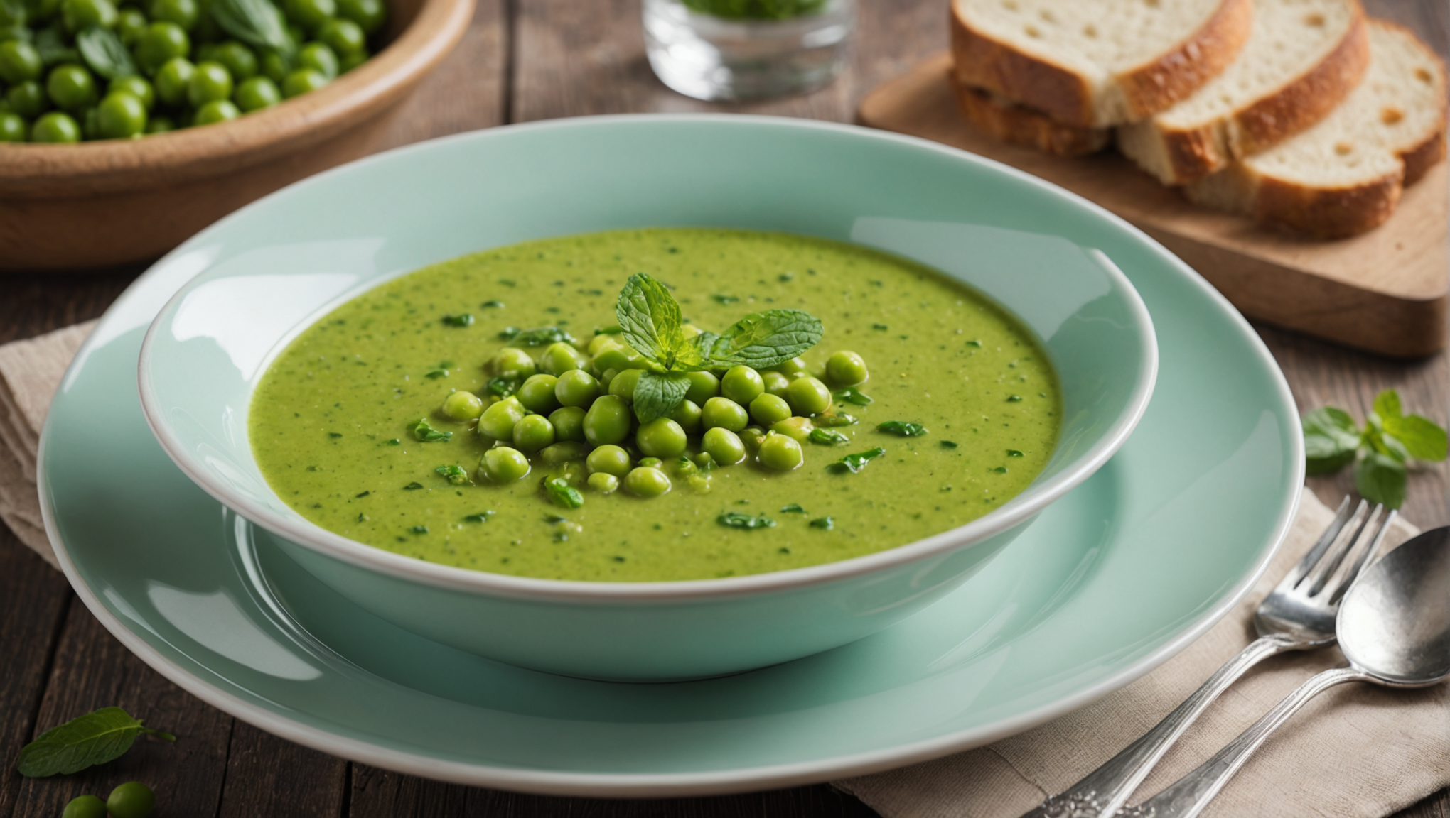 Mint and Pea Soup