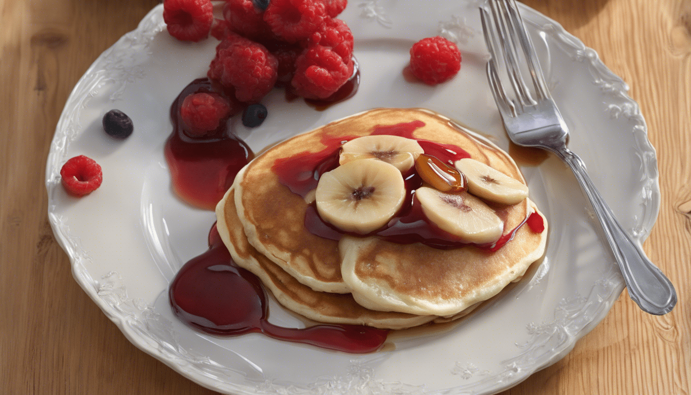 Miracle Fruit Pancakes with Maple Syrup