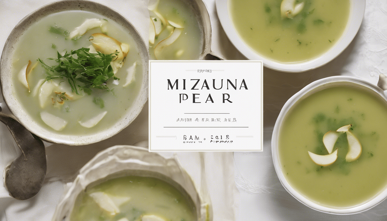 Mizuna and Pear Soup