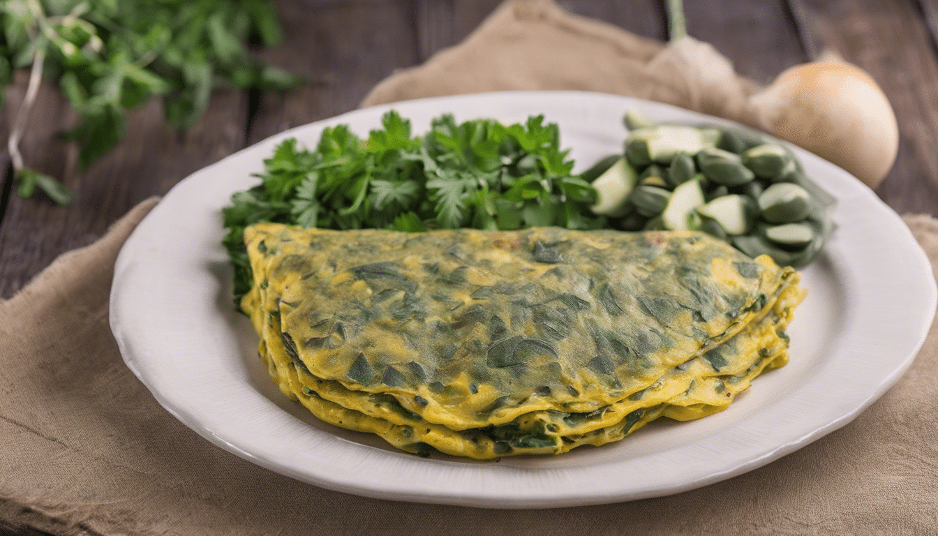 Moringa Leaf Omelette