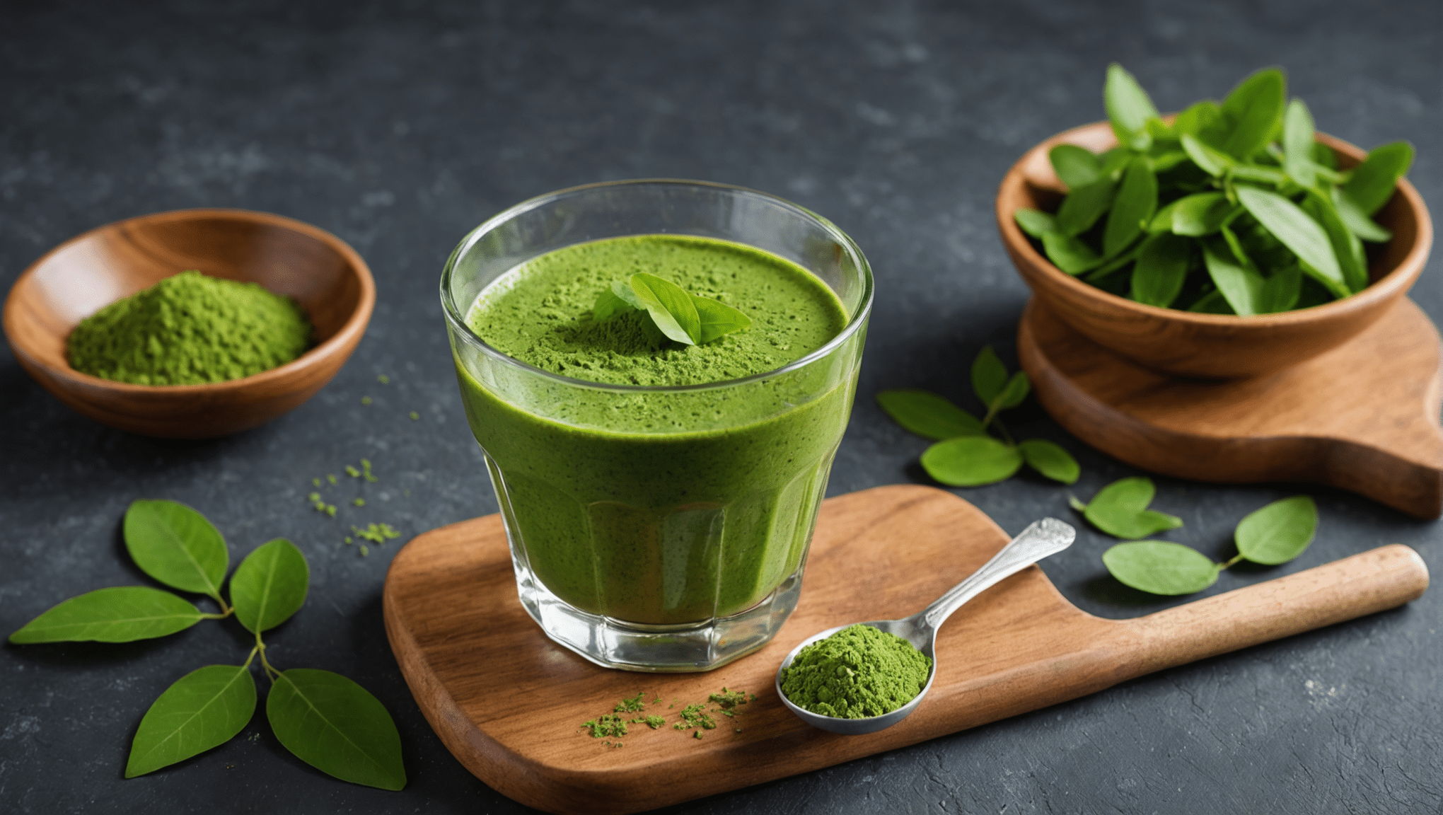 Moringa Leaf Powder Smoothie