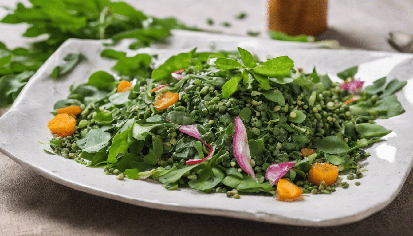 Moringa Leaf Salad