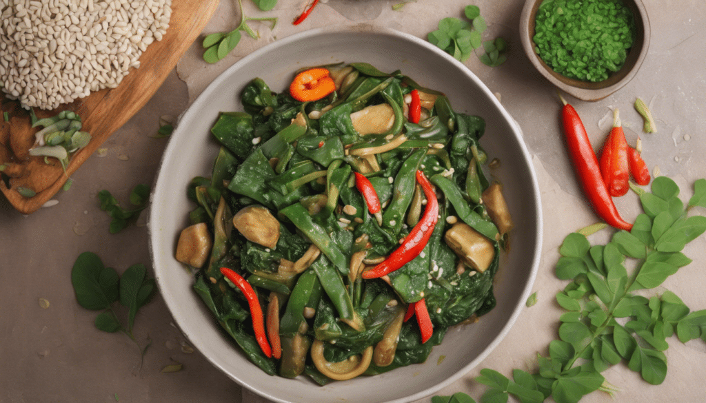 Moringa Leaf Stir Fry