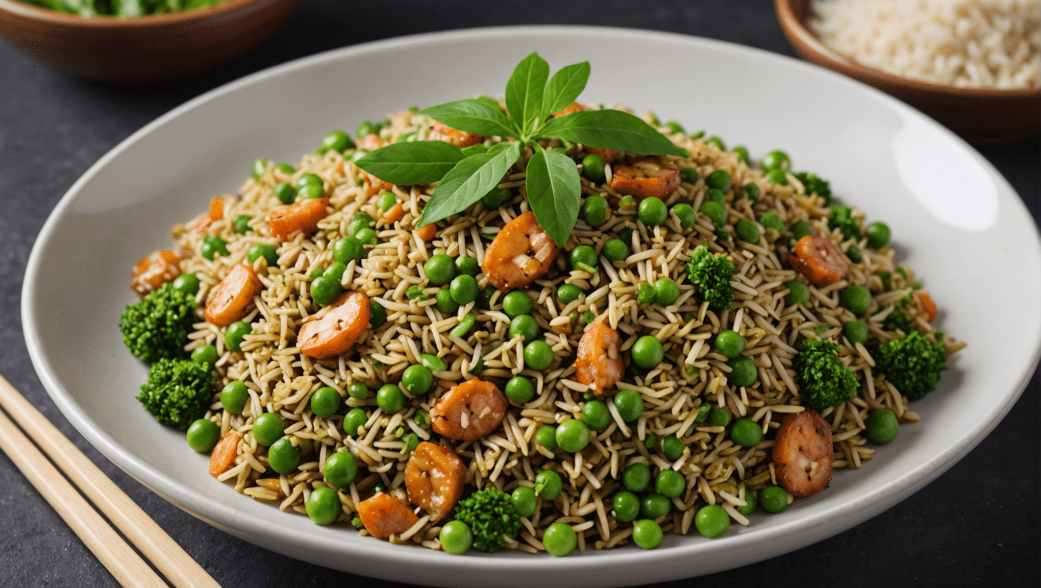 Moringa Stir-Fried Rice