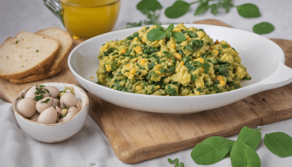 Moringa and Egg Scramble