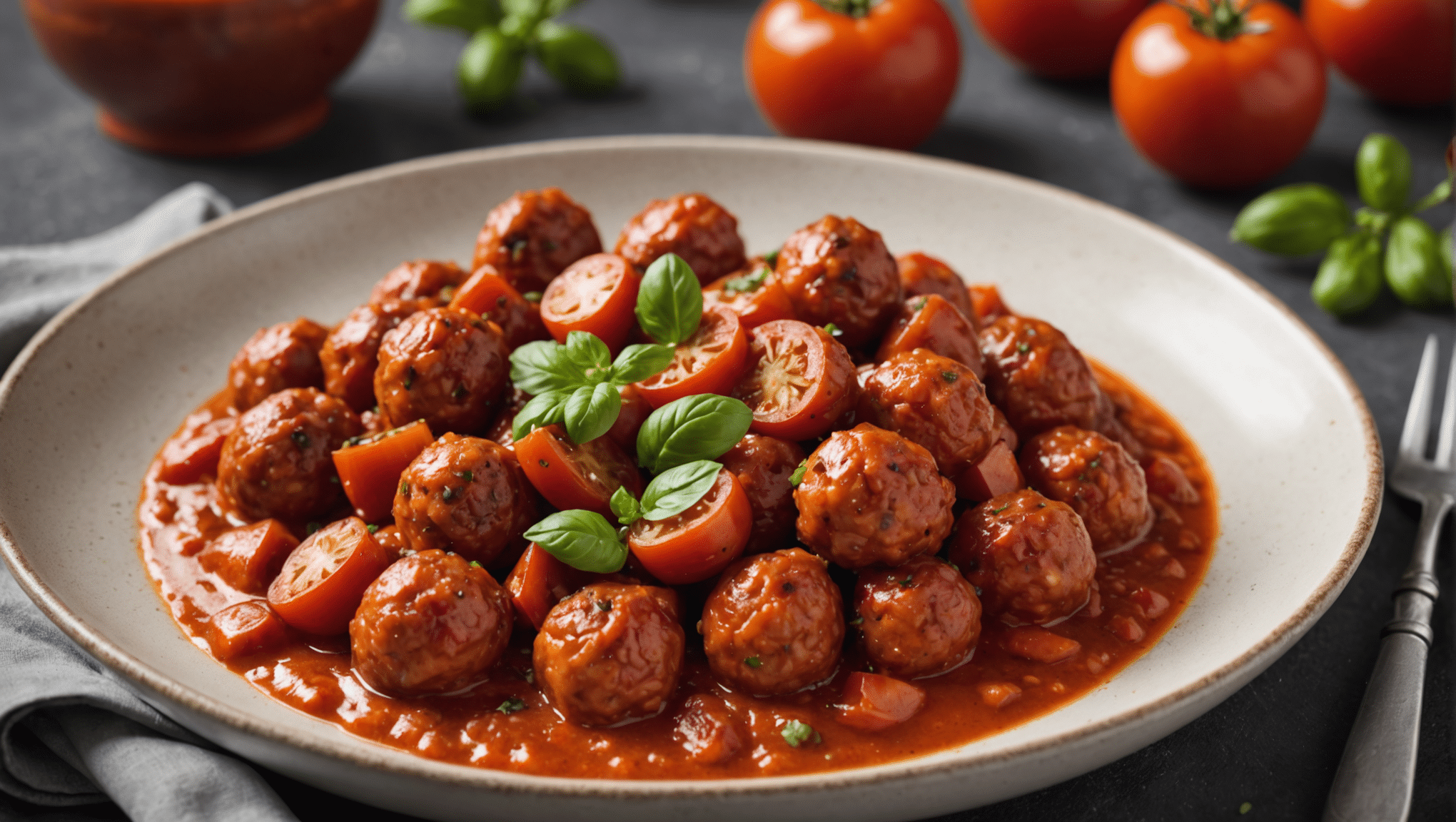 Mosselen met chorizo en tomatensaus