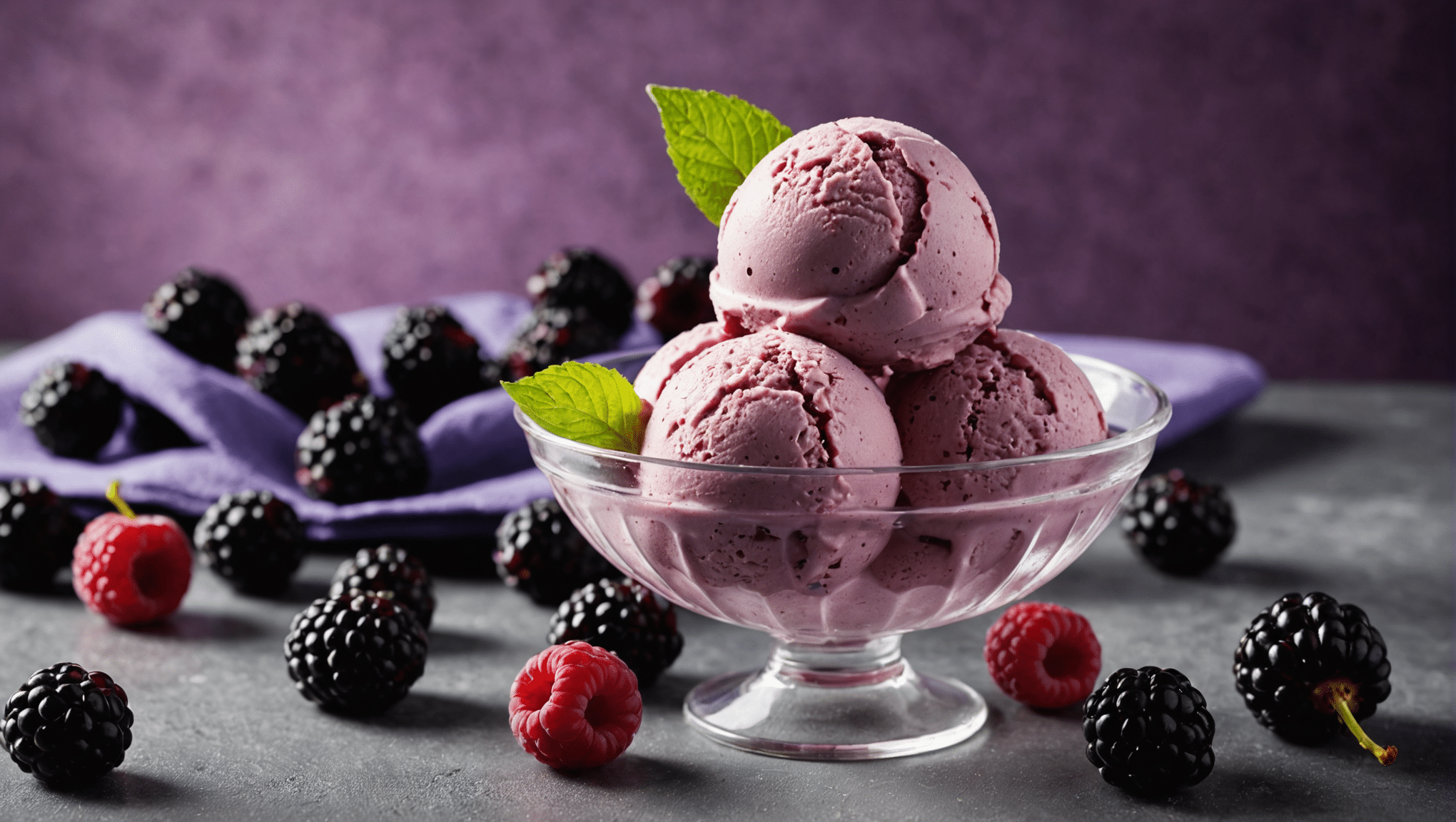 Mulberry Ice Cream